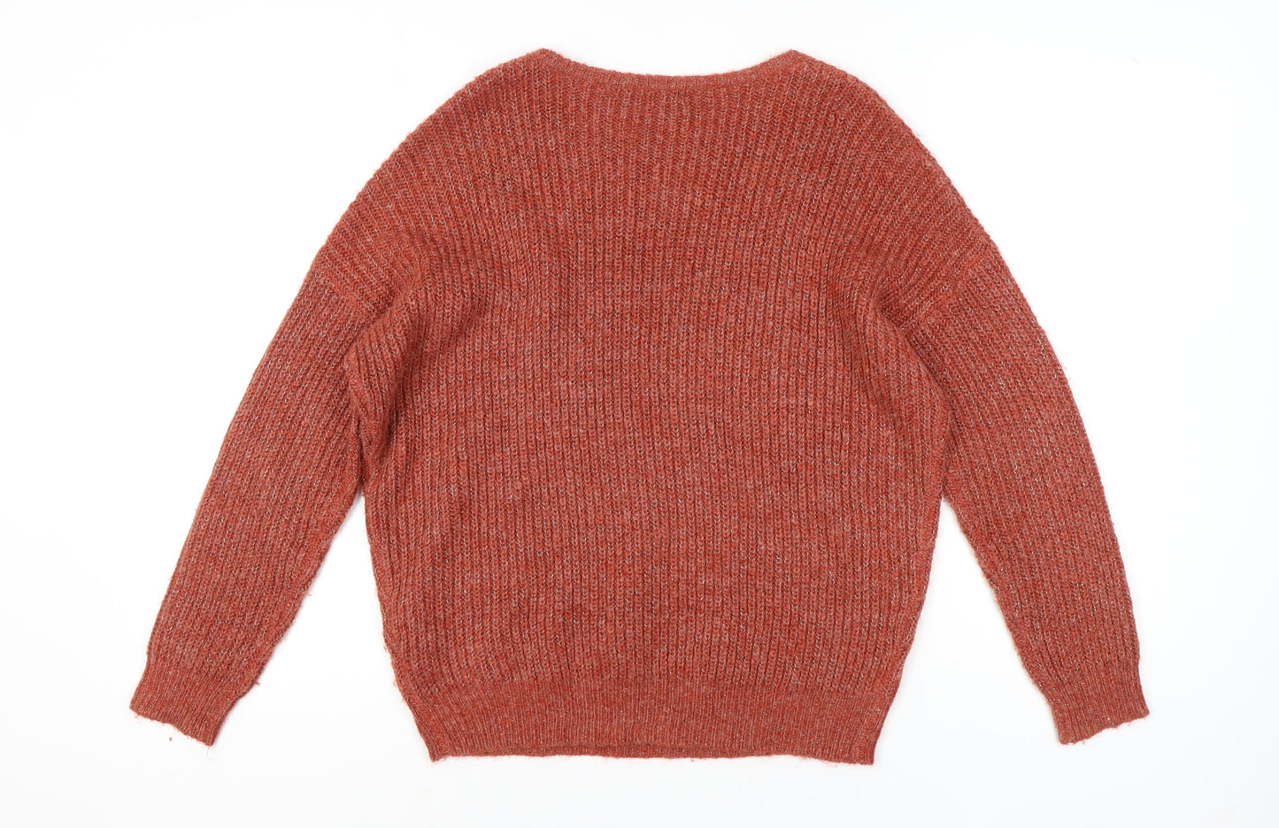 Womens UK Size 8 Marks and Spencer Red Pullover Jumper