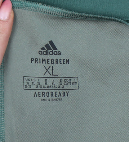 Adidas Women’s Camouflage Leggings XL – Green