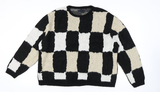 Unisex Adults UK Size M ASOS Black Pullover Jumper