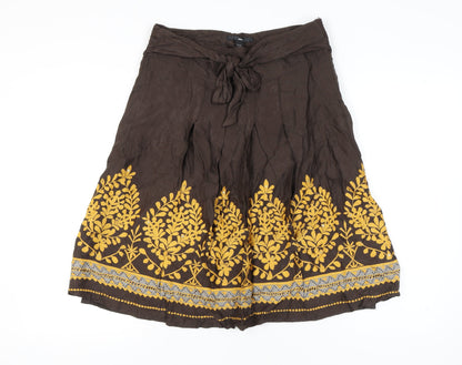 H&M Women's Brown Skirt Size 12