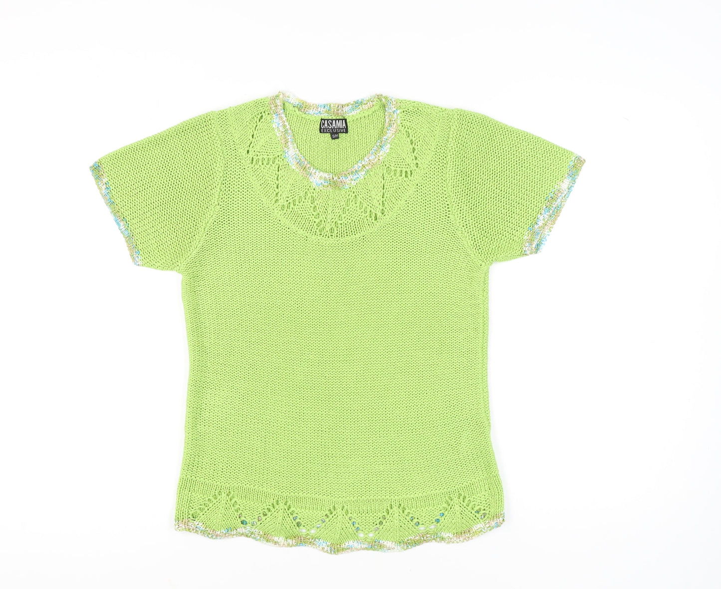 Womens UK Size S Casamia Exclusive Green Pullover Jumper