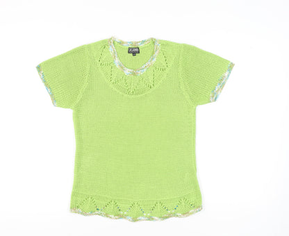 Womens UK Size S Casamia Exclusive Green Pullover Jumper