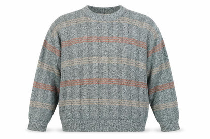 Front view of Tom Sayers Men's XL Multicoloured jumper