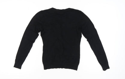 Womens UK Size M Koton Black Cardigan Jumper