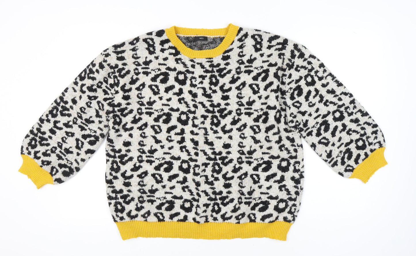 Womens UK Size 20 M&Co Multicoloured Pullover Jumper