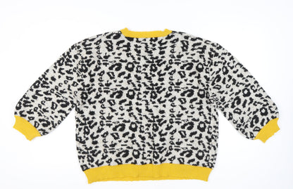 Womens UK Size 20 M&Co Multicoloured Pullover Jumper