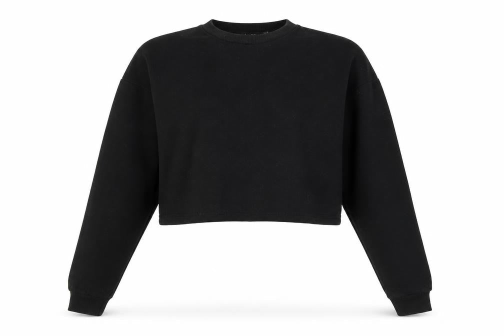 Womens UK Size 6 Boohoo Black Pullover Sweatshirt