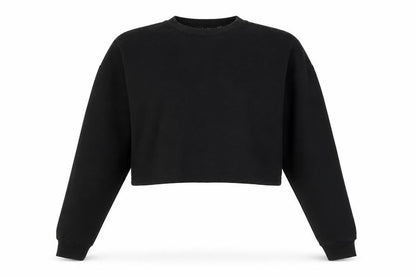 Womens UK Size 6 Boohoo Black Pullover Sweatshirt