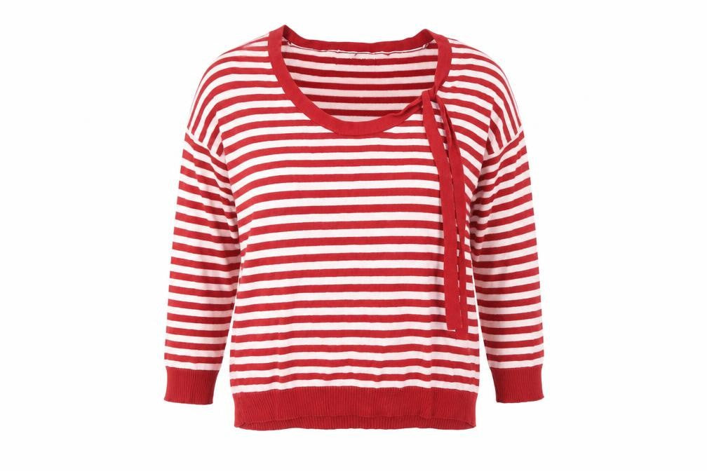 Womens UK Size M Springfield Red Pullover Jumper