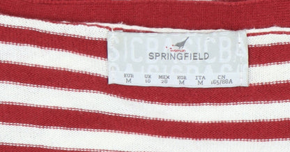 Womens UK Size M Springfield Red Pullover Jumper