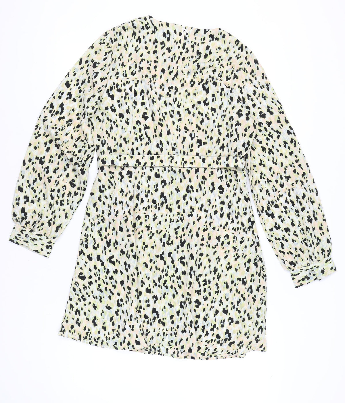 Warehouse Women's Multicoloured A-Line Dress - Size 14