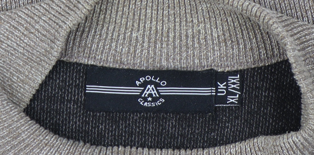 Apollo Classics Beige Wool Men's XL Pullover Jumper