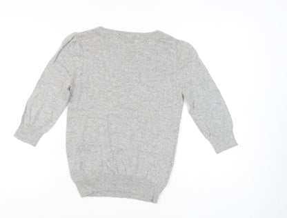 Womens UK Size 12 Dorothy Perkins Grey Pullover Jumper