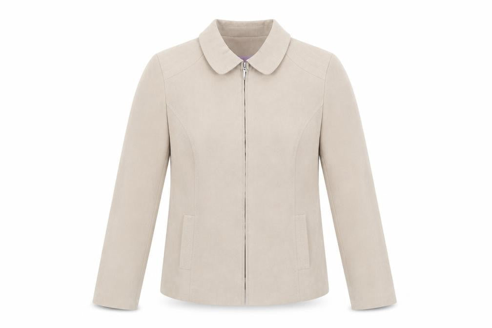 Womens UK Size 14 BM Beige Basic Jacket