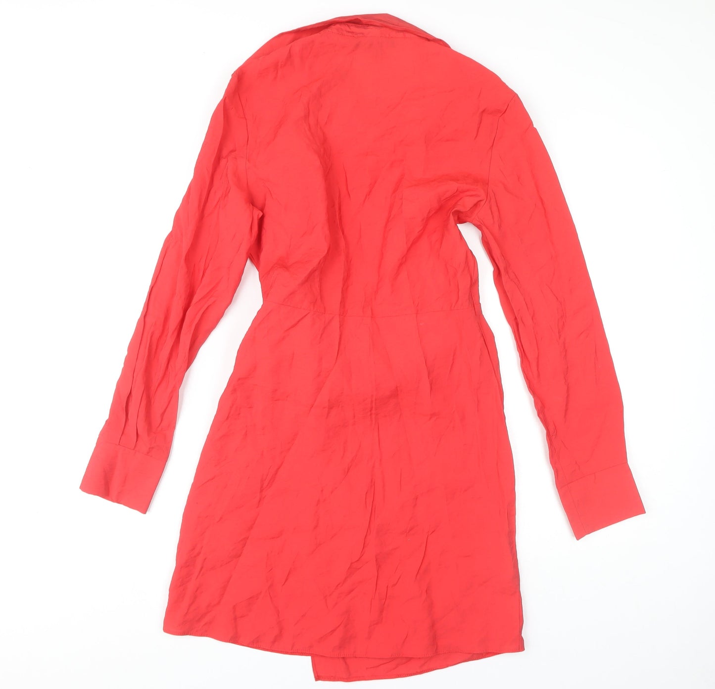 Primark Women's Red Wrap Dress Size 10