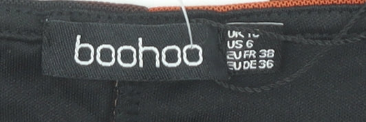 boohoo Women Orange Tie Dye Bodycon Dress Size 10