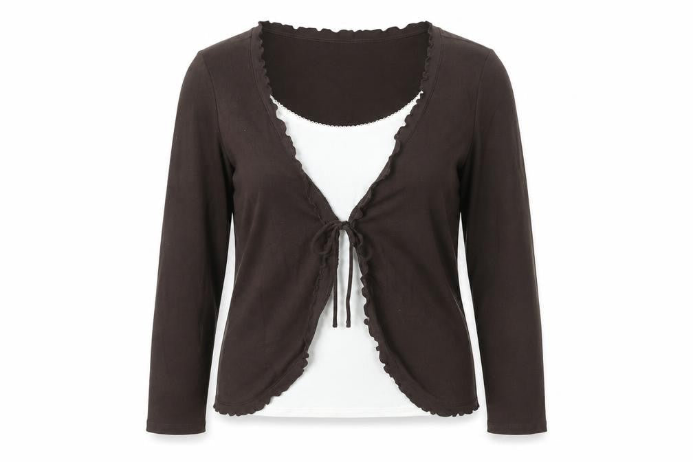 Womens UK Size 18 Marks and Spencer Brown Basic Blouse