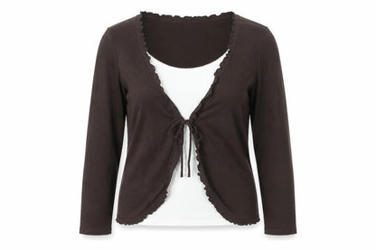 Womens UK Size 18 Marks and Spencer Brown Basic Blouse