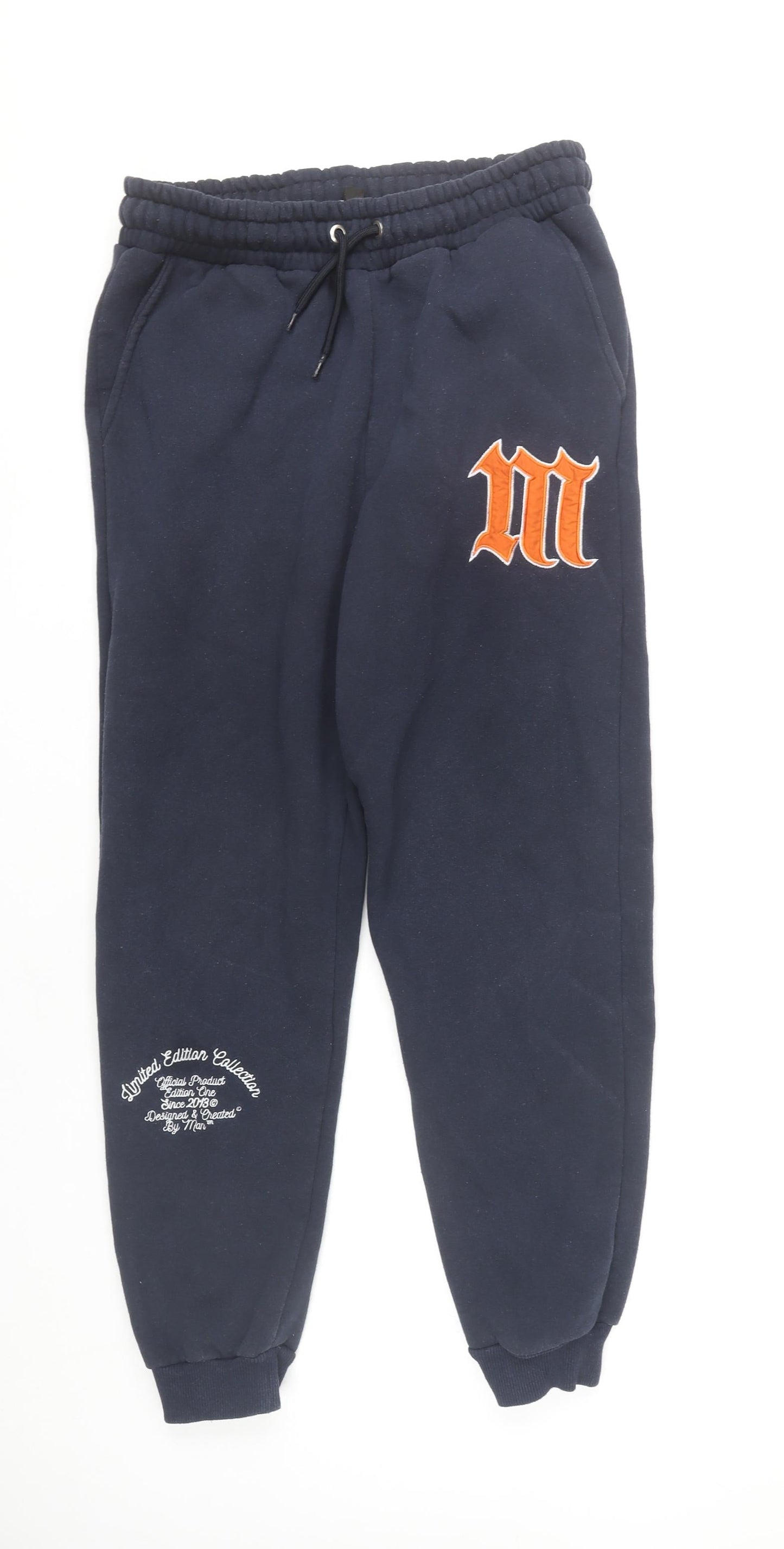 boohooMAN Men's Blue Jogger Trousers - Size M