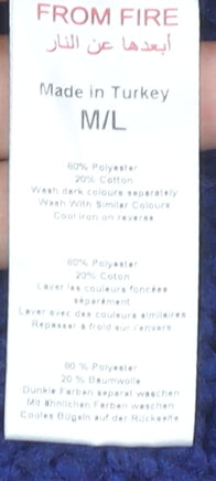 Boohoo Women's Blue M Roll Neck Pullover Jumper