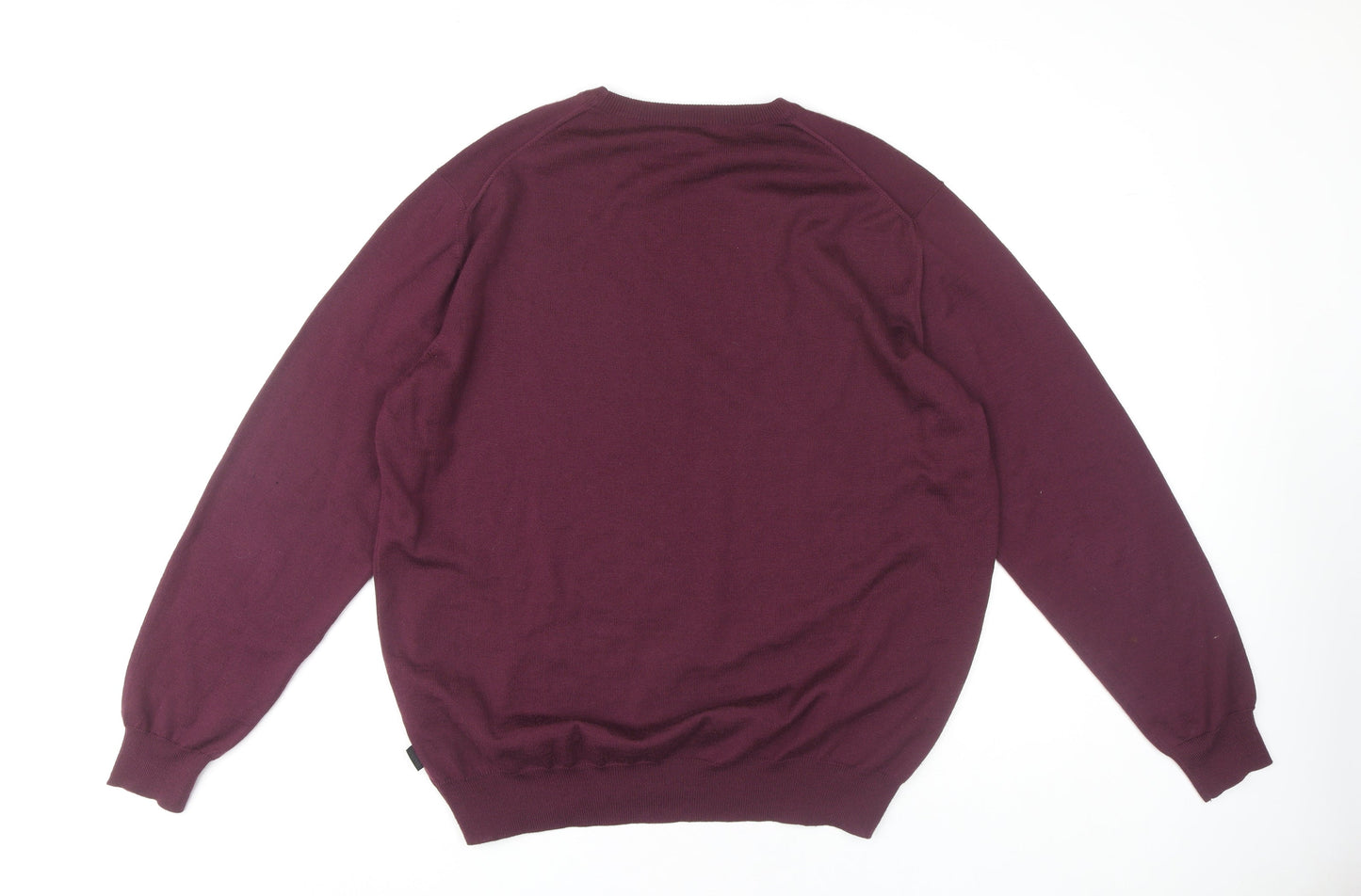 Hugo Boss Mens XL Purple Pullover Jumper
