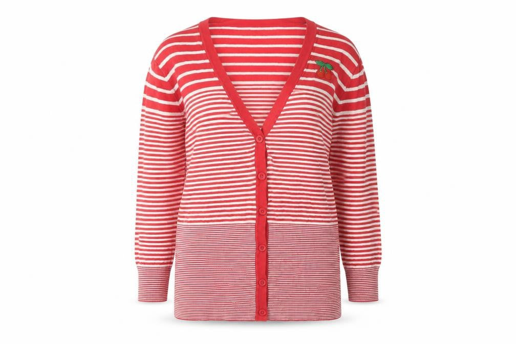 Womens UK Size 16 NEXT Red Cardigan Jumper