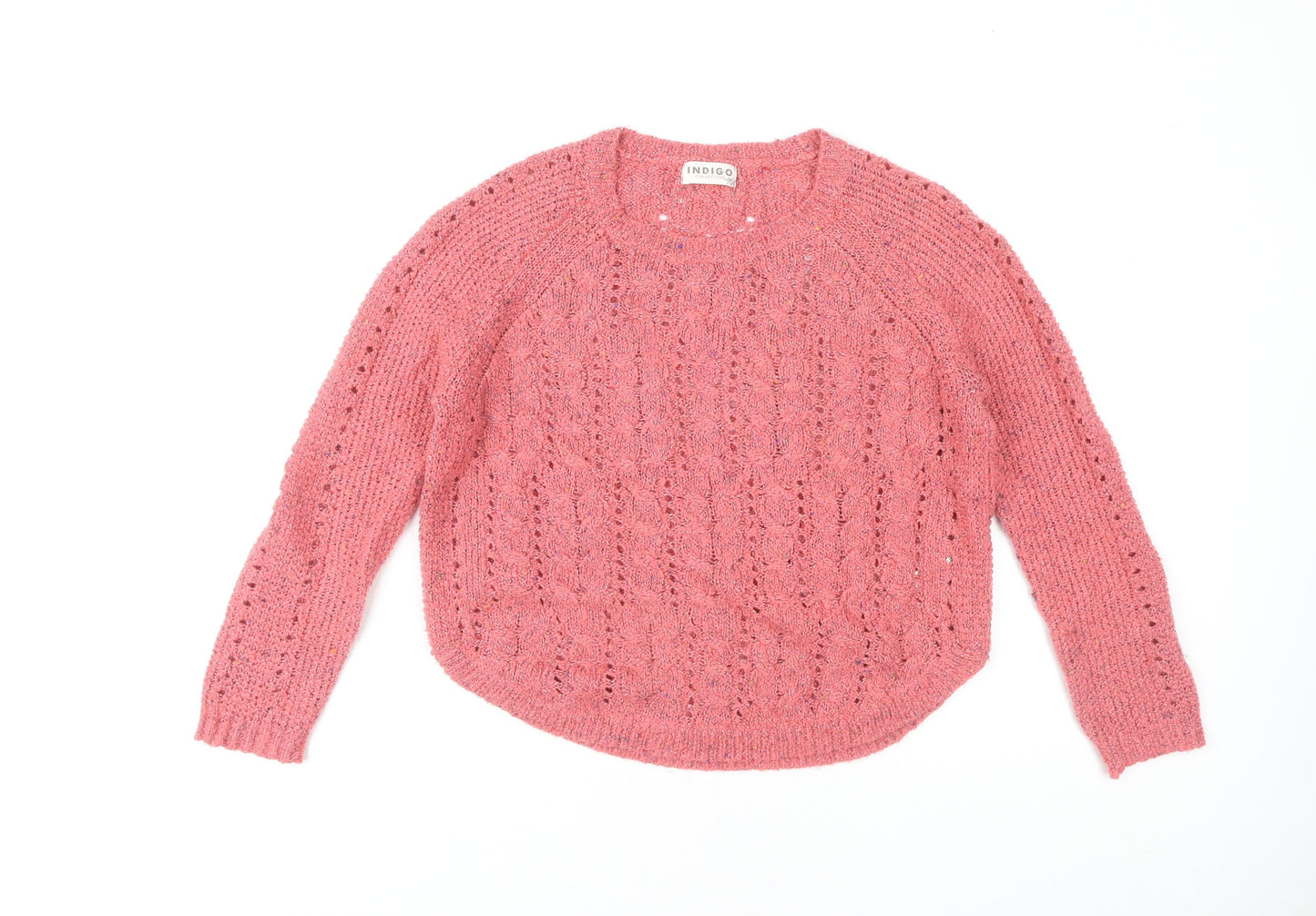 Womens UK Size 10 Marks and Spencer Pink Pullover Jumper