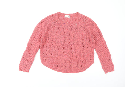 Womens UK Size 10 Marks and Spencer Pink Pullover Jumper