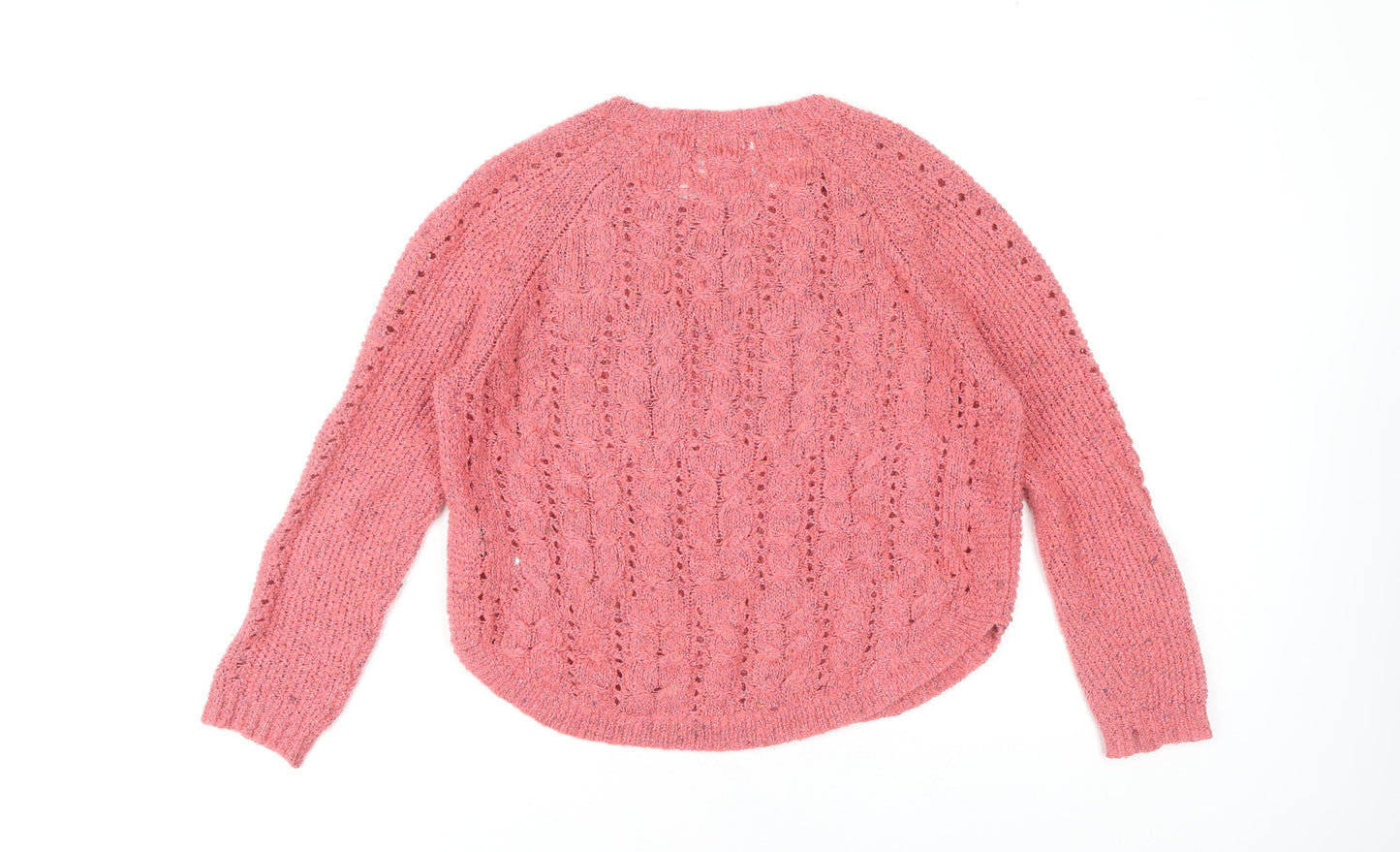 Womens UK Size 10 Marks and Spencer Pink Pullover Jumper