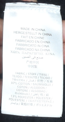 GANT Men's Black 2XL Cable-Knit Pullover Jumper