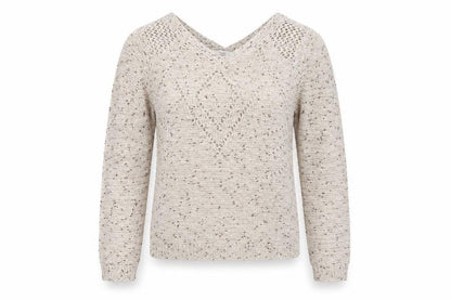 Womens UK Size 8 George Beige Pullover Jumper