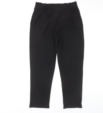 Womens UK Size 12 Klass  Casual Black Trousers