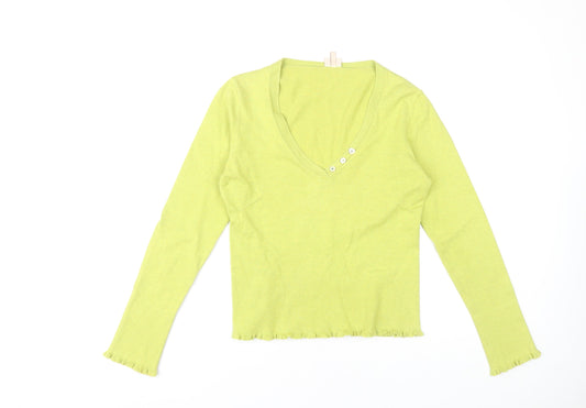 Womens UK Size M Whistles Green Pullover Jumper