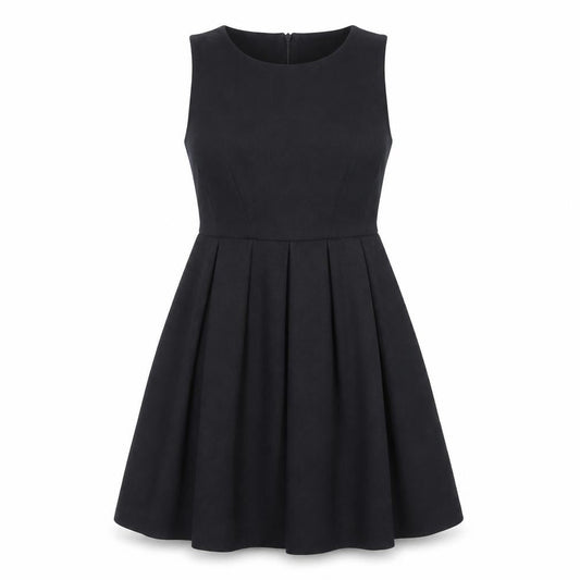 Zara Womens Woman Black Sleeveless Dress UK Size 12