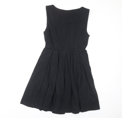 Zara Woman Black Sleeveless Dress UK Size 12