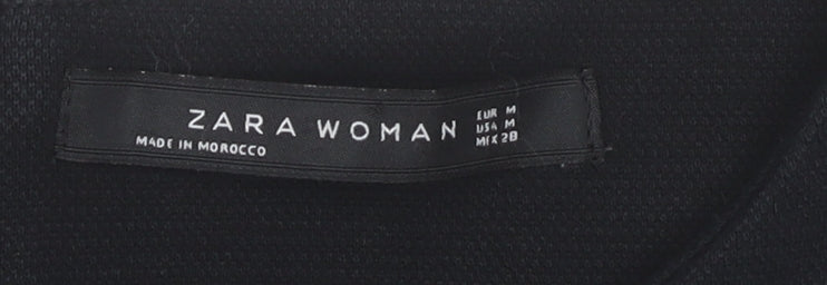 Zara Woman Black Sleeveless Dress UK Size 12