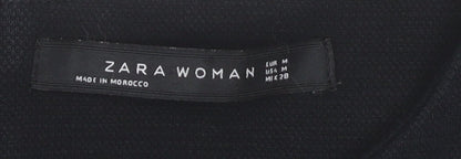 Zara Woman Black Sleeveless Dress UK Size 12
