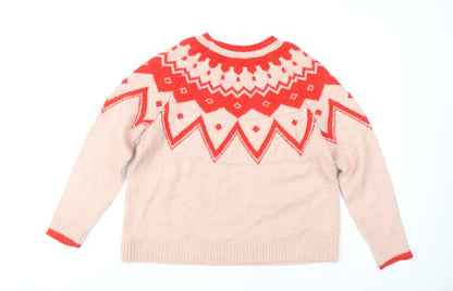 Womens UK Size M NEXT Multicoloured Pullover Jumper