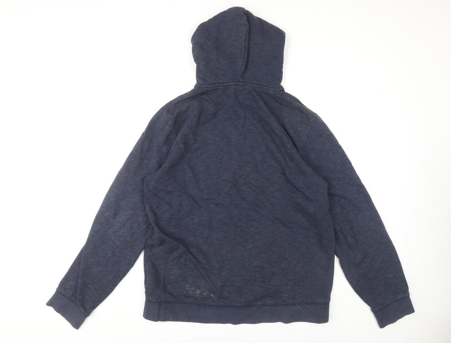 Mens UK Size L NEXT Blue Full Zip Hoodie