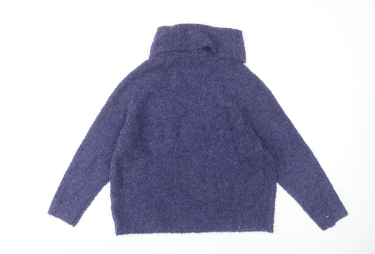 Womens UK Size 14 Roman Blue Pullover Jumper