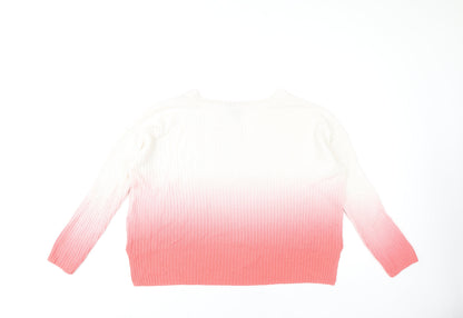 Womens UK Size 10 Topshop Multicoloured Pullover Jumper