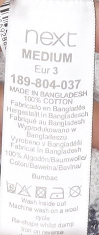 Next Men's Grey Striped Pullover M