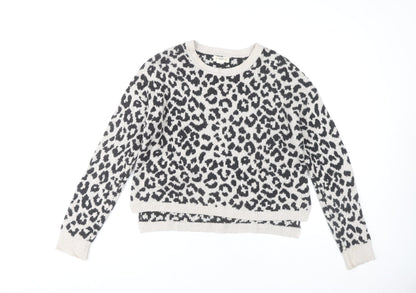 Womens UK Size M YES LOLA Ivory Pullover Jumper