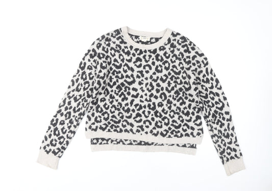 Womens UK Size M YES LOLA Ivory Pullover Jumper