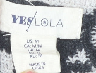 Womens UK Size M YES LOLA Ivory Pullover Jumper