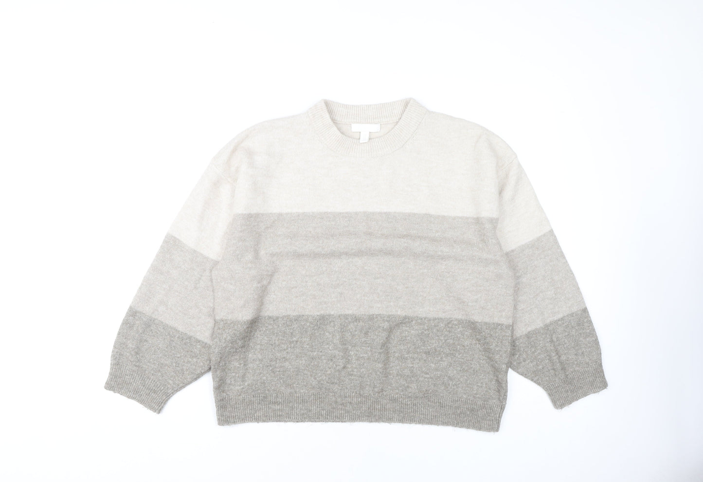 Womens UK Size M H&M Grey Pullover Jumper