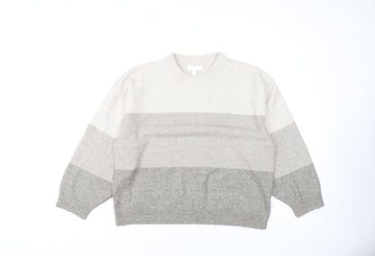 Womens UK Size M H&M Grey Pullover Jumper