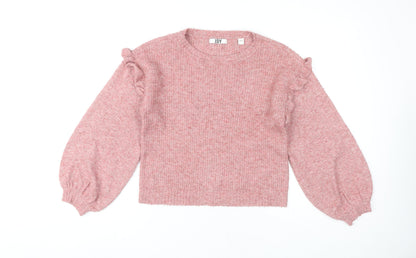 Womens UK Size XS JDY Pink Pullover Jumper