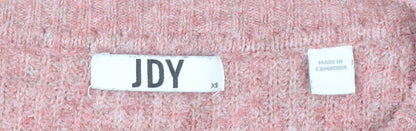 Womens UK Size XS JDY Pink Pullover Jumper