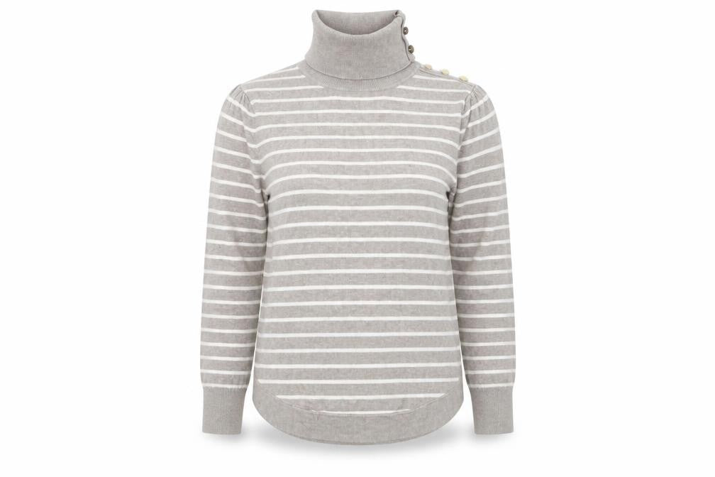 Womens UK Size 14 Warehouse Beige Pullover Jumper